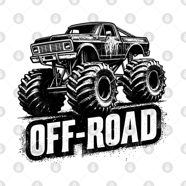 Monster Truck Off Road by Vehicles-Art