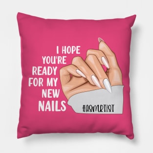 New Nails ASMR artist Pillow