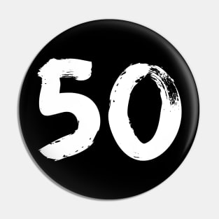 Number 50 Pin