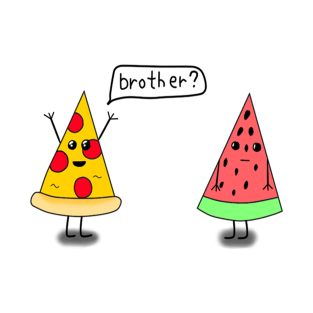 Pizza and Watermelon T-Shirt