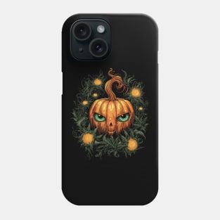 Halloween Pumpkin, Spooky Pumpkin Face Phone Case