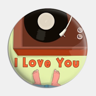 I Love You Pin