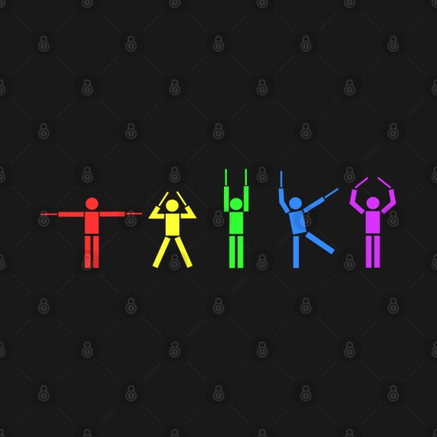 Taiko People rainbow by Austin Taiko