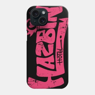 Hazbin hotel - typography retro Phone Case