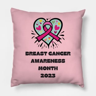 breast cancer awareness month 2023 Pillow