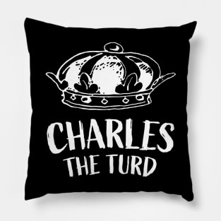 Charles The Turd || White Version Pillow