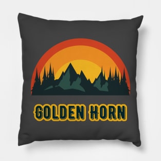 Golden Horn Pillow