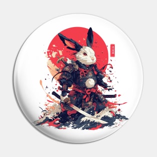 samurai rabbit Pin