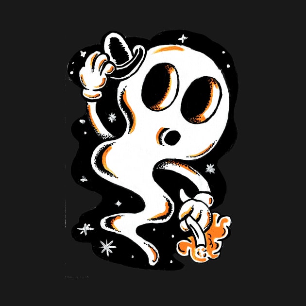 Smokin' Ghost by PungentBasementArt