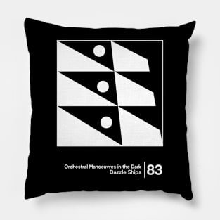 Dazzle Ships / Minimal Style Graphic Artwork Pillow