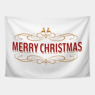 Merry Christmas invitation Tapestry