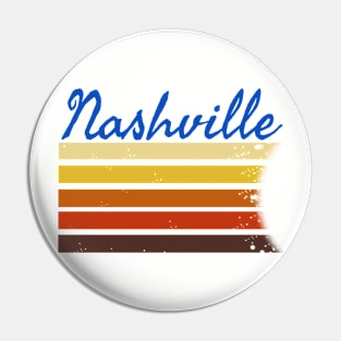 Nashville Retro Pin