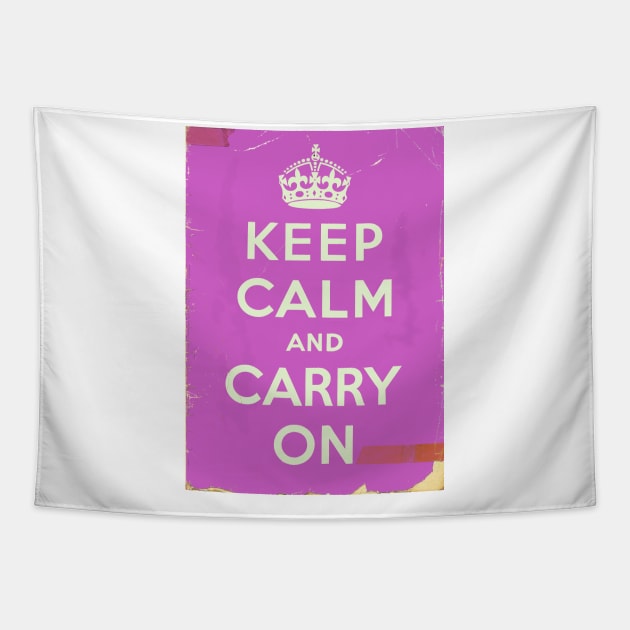 Keep Calm and Carry on vintage Tapestry by nickemporium1