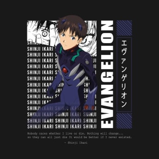 The End Of Evangelion - Shinji ikari T-Shirt