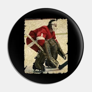 Jim Rutherford - Detroit Red Wings, 1970 Pin