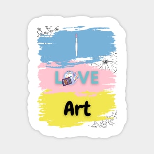 i Love Arts arts lover Magnet