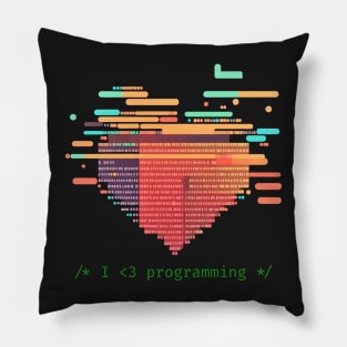 I love programming - V1 Pillow