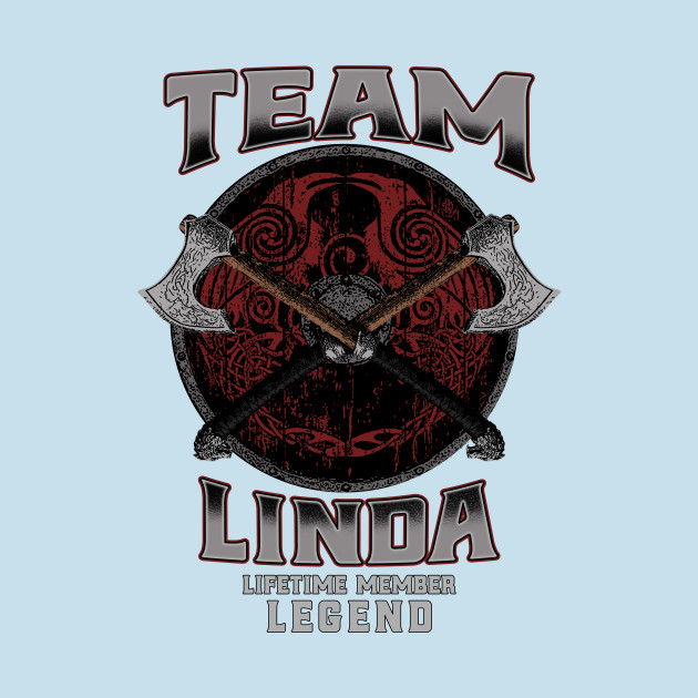 Disover Linda Name - Lifetime Member Legend - Viking - Linda - T-Shirt