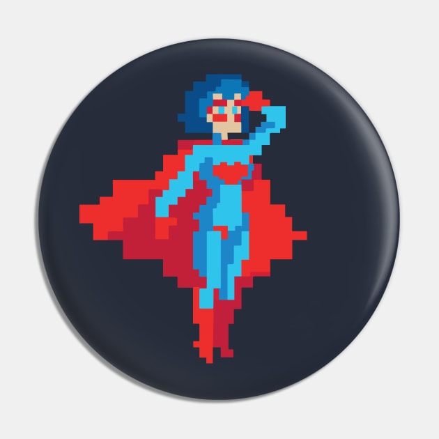 Superheroine Jenny Pin by wamtees