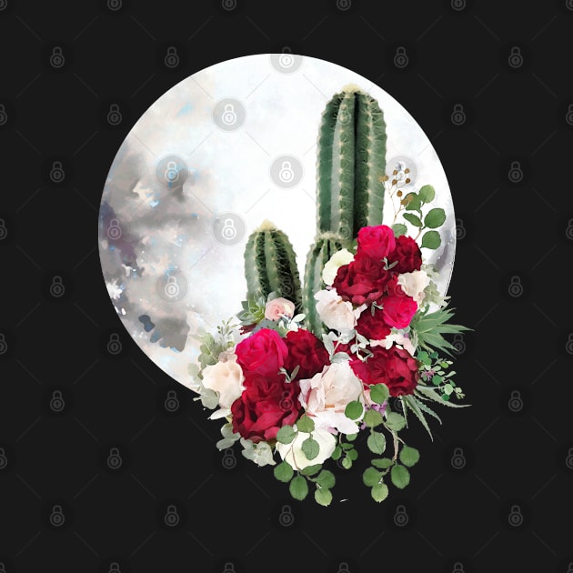 Moonlight Succulents 3 by Collagedream