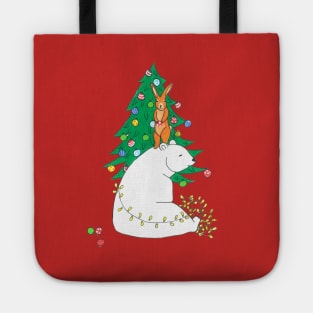 Christmas Bear Tote