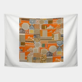 Geometric pattern III Tapestry