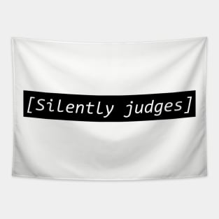 Silently Judges closed caption Tapestry