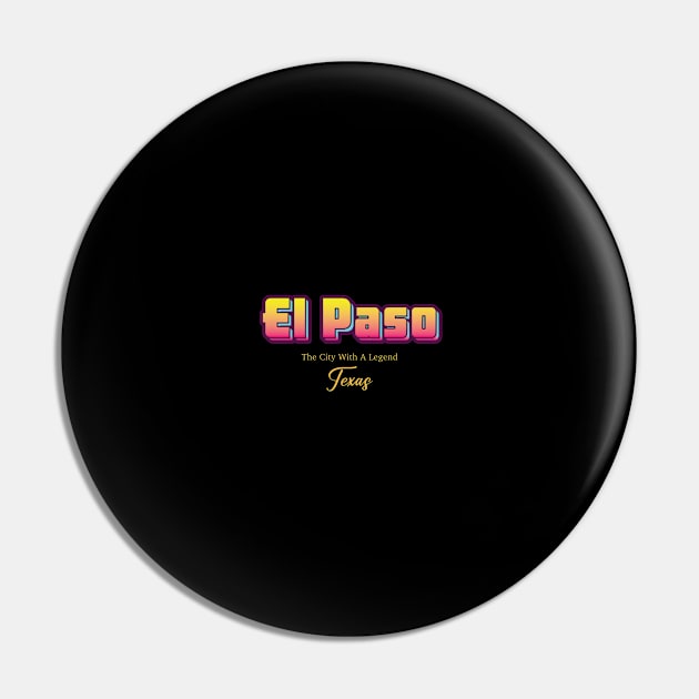 El Paso Pin by Delix_shop