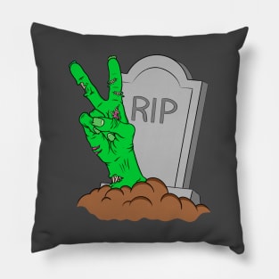 Zombie Peace sign Pillow