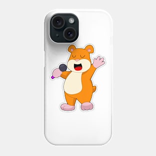 Hamster Singer Microphone Music Phone Case