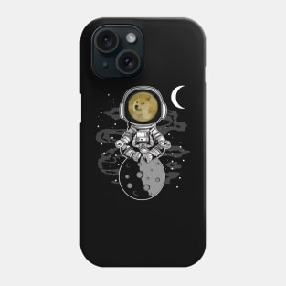 Astronaut Dogecoin DOGE Coin To The Moon Crypto Token Cryptocurrency Wallet Birthday Gift For Men Women Kids Phone Case