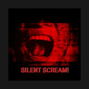 Horror Lover Gift Silent Scream Halloween T-Shirt