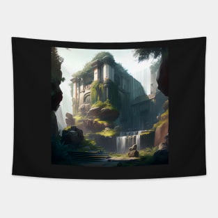 The Lost City of the Mountains Tapestry