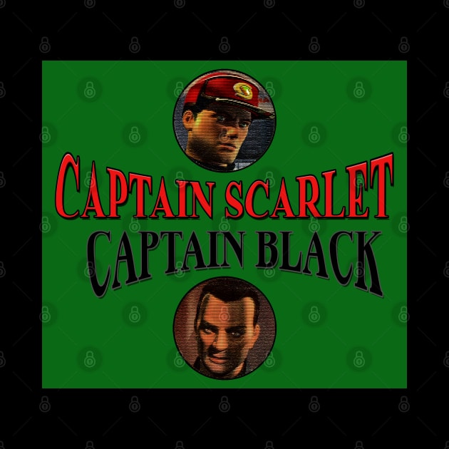 Captain Scarlet & Captain Black by The Black Panther