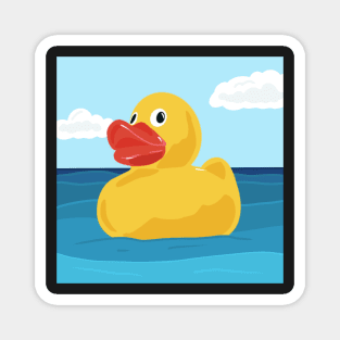 Yellow Rubber Duck Magnet