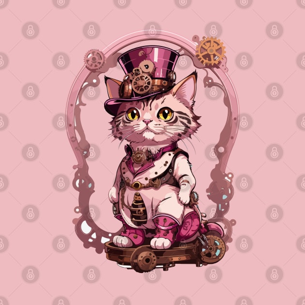 Steampunk, Cat venturer, Victorian Cat by CatCoconut-Art