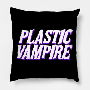 Plastic Vampire Retro Pillow