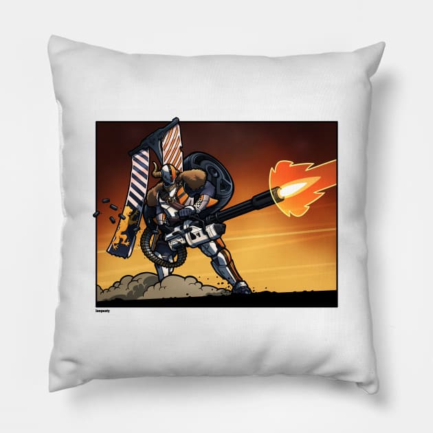 Heavy Ammo Inbound Pillow by IanPesty