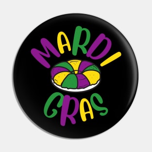 Mardi Gras (King Cake) Pin