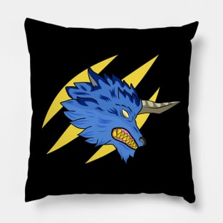 Brave wolf Pillow