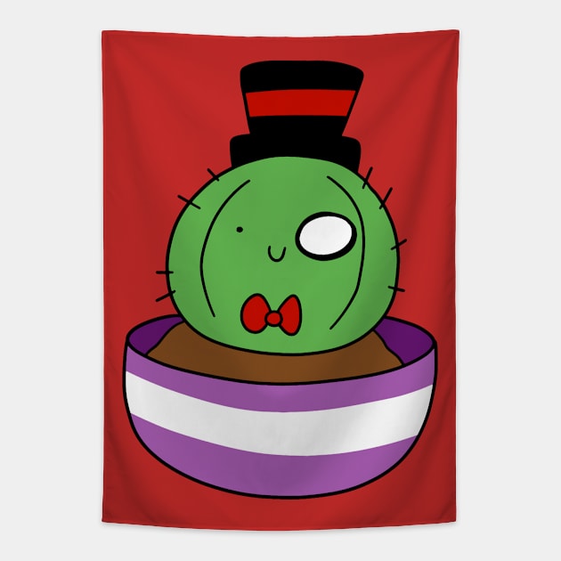 Dapper Cactus Tapestry by saradaboru