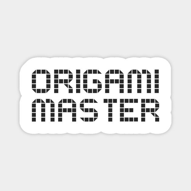 Origami Master Magnet by TomiTee