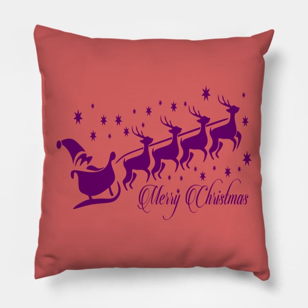 Merry-Christmas Pillow by DrDesign