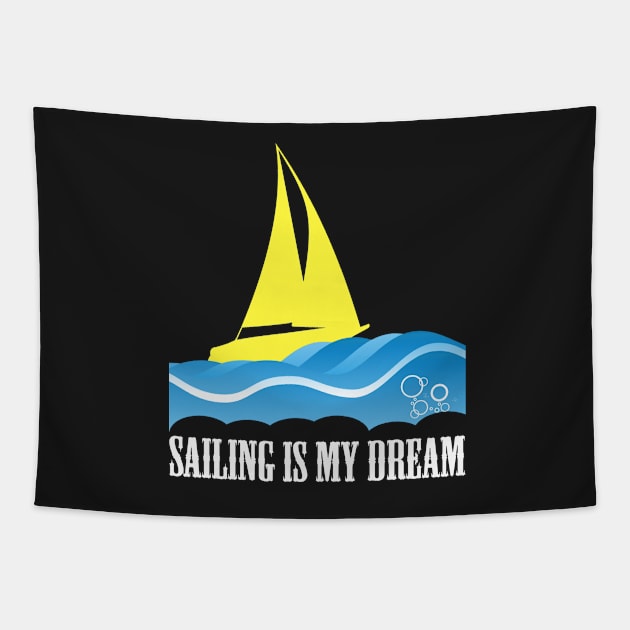 sailing Tapestry by ktvshobbies