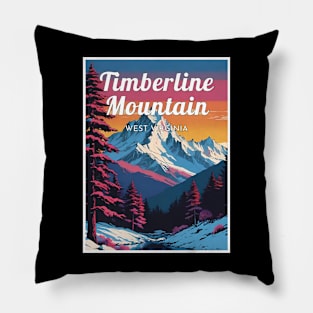 Timberline Mountain ski West Virginia USA Pillow