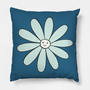 Happy Flower Mint Pillow