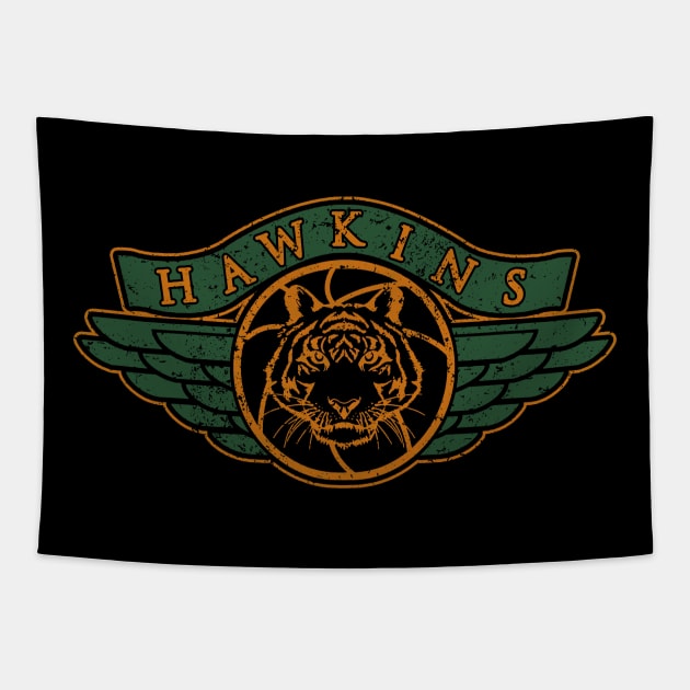 HAWKINS WINGS Tapestry by joeyjamesartworx