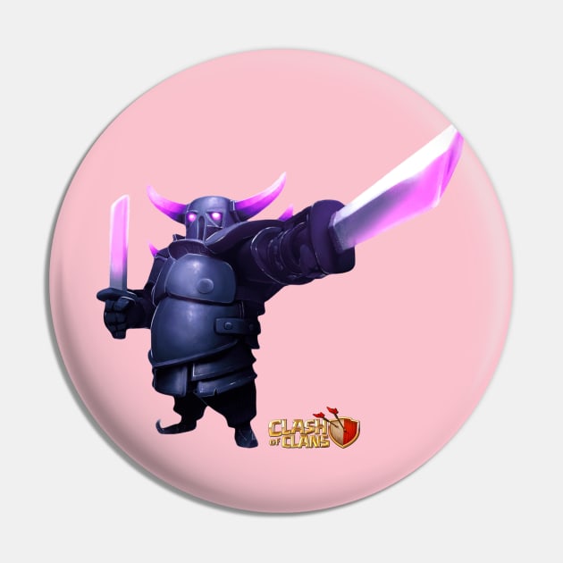 P.E.K.K.A. - Clash of Clans Pin by RW Designs