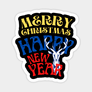 MERRY CHRISTMAS & HAPPY NEW YEAR! Magnet