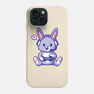 Cute Rabbit Gaming Cartoon Phone Case